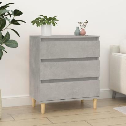 Servantă, gri beton, 60x35x70 cm, lemn prelucrat GartenMobel Dekor