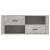 Comodă TV, gri beton, 100x35x40 cm, lemn prelucrat GartenMobel Dekor