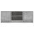 Comodă TV, gri beton, 102x30x37,5 cm, lemn prelucrat GartenMobel Dekor