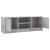 Comodă TV, gri beton, 102x30x37,5 cm, lemn prelucrat GartenMobel Dekor