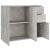 Servantă, gri beton, 91x29,5x75 cm, lemn prelucrat GartenMobel Dekor