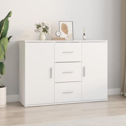 Servantă, alb, 91x29,5x65 cm, lemn prelucrat GartenMobel Dekor