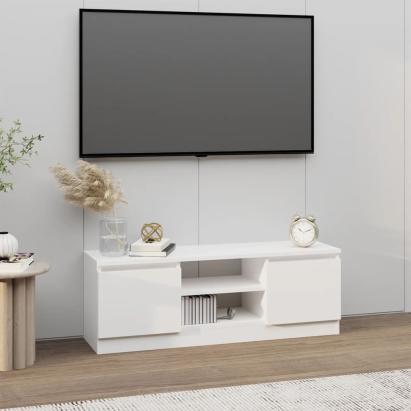 Comodă TV cu ușă, alb, 102x30x36 cm GartenMobel Dekor