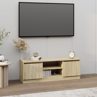 Comodă TV cu ușă, stejar sonoma, 102x30x36 cm GartenMobel Dekor