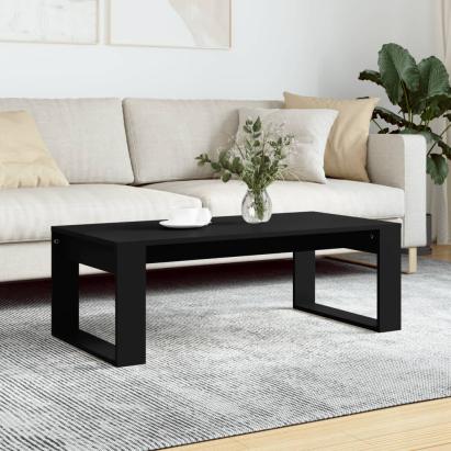 Măsuță de cafea, negru, 102x50x35 cm, lemn compozit GartenMobel Dekor