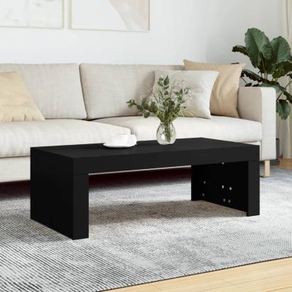 Măsuță de cafea, negru, 102x50x36 cm, lemn prelucrat GartenMobel Dekor