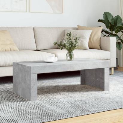 Măsuță de cafea, gri beton, 102x50x36 cm, lemn prelucrat GartenMobel Dekor