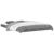 Cadru de pat Small Double, gri, 120x190 cm, lemn masiv de pin GartenMobel Dekor