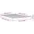 Cadru de pat Small Double, gri, 120x190 cm, lemn masiv de pin GartenMobel Dekor