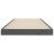 Cadru de pat mic Single, gri, 75x190 cm, lemn masiv de pin GartenMobel Dekor