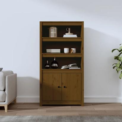 Dulap înalt, maro miere, 80x35x154 cm, lemn masiv de pin GartenMobel Dekor