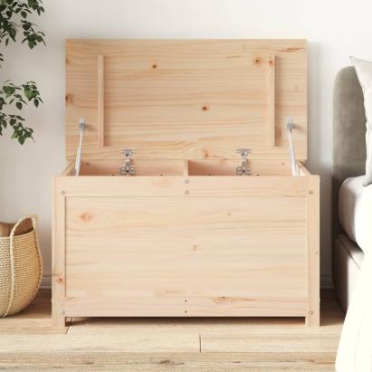 Cutie de depozitare, 80x40x45,5 cm, lemn masiv de pin GartenMobel Dekor