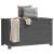 Cutie de depozitare, gri, 80x40x45,5 cm, lemn masiv de pin GartenMobel Dekor