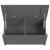 Cutie de depozitare, gri, 80x40x45,5 cm, lemn masiv de pin GartenMobel Dekor