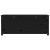 Cutie de depozitare, negru, 110x50x45,5 cm, lemn masiv de pin GartenMobel Dekor