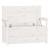 Bancă, alb, 112,5x51,5x96,5 cm, lemn masiv de pin GartenMobel Dekor