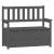 Bancă, gri, 112,5x51,5x96,5 cm, lemn masiv de pin GartenMobel Dekor