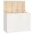 Cutie de rufe, alb, 88,5x44x66 cm, lemn masiv de pin GartenMobel Dekor