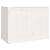 Cutie de rufe, alb, 88,5x44x66 cm, lemn masiv de pin GartenMobel Dekor