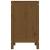 Cutie de rufe, maro miere, 44x44x76 cm, lemn masiv de pin GartenMobel Dekor