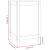 Cutie de rufe, maro miere, 44x44x76 cm, lemn masiv de pin GartenMobel Dekor