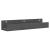 Rafturi de perete, 2 buc., gri, 50x12x9 cm, lemn masiv de pin GartenMobel Dekor