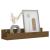 Rafturi de perete 2 buc. maro miere 50x12x9 cm lemn masiv pin GartenMobel Dekor