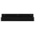 Rafturi de perete, 2 buc., negru, 50x12x9 cm, lemn masiv de pin GartenMobel Dekor