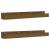 Rafturi de perete 2 buc. maro miere 80x12x9 cm lemn masiv pin GartenMobel Dekor