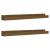 Rafturi de perete 2 buc. maro miere 110x12x9 cm lemn masiv pin GartenMobel Dekor