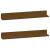 Rafturi de perete 2 buc. maro miere 80x11x9 cm lemn masiv pin GartenMobel Dekor