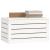 Cutie de depozitare, alb, 59,5x36,5x33 cm, lemn masiv de pin GartenMobel Dekor