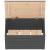 Cutie de depozitare, gri, 59,5x36,5x33 cm, lemn masiv de pin GartenMobel Dekor