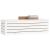 Cutie de depozitare, alb, 109x36,5x33 cm, lemn masiv de pin GartenMobel Dekor