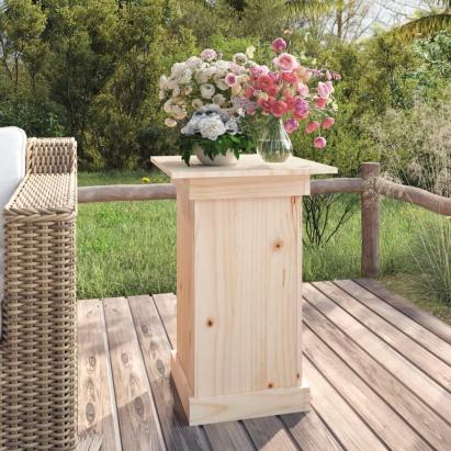 Suport pentru flori, 40x40x60 cm, lemn masiv de pin GartenMobel Dekor