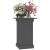 Suport pentru flori, gri, 40x40x60 cm, lemn masiv de pin GartenMobel Dekor