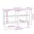 Banc de lucru, gri, 142,5x50x80 cm, lemn masiv pin GartenMobel Dekor