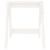Scaune, 2 buc., alb, 40x40x45 cm, lemn masiv de pin GartenMobel Dekor