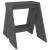 Scaune, 2 buc., gri, 40x40x45 cm, lemn masiv de pin GartenMobel Dekor