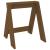 Scaune, 2 buc., maro miere, 40x40x45 cm, lemn masiv de pin GartenMobel Dekor