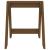 Scaune, 2 buc., maro miere, 40x40x45 cm, lemn masiv de pin GartenMobel Dekor