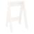 Scaune, 2 buc., alb, 40x40x60 cm, lemn masiv de pin GartenMobel Dekor