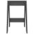 Scaune, 2 buc., gri, 40x40x60 cm, lemn masiv de pin GartenMobel Dekor