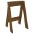 Scaune, 2 buc., maro miere, 40x40x60 cm, lemn masiv de pin GartenMobel Dekor