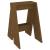 Scaune, 2 buc., maro miere, 40x40x60 cm, lemn masiv de pin GartenMobel Dekor