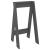 Scaune, 2 buc., gri, 40x40x75 cm, lemn masiv de pin GartenMobel Dekor