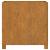 Jardinieră cu picioare, ruginiu, 49x47x50 cm, oțel corten GartenMobel Dekor
