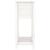 Jardinieră cu raft, alb, 54x34,5x81 cm, lemn masiv de pin GartenMobel Dekor