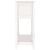 Jardinieră cu raft, alb, 82,5x34,5x81 cm, lemn masiv de pin GartenMobel Dekor