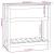 Jardinieră cu raft, gri, 82,5x34,5x81 cm, lemn masiv de pin GartenMobel Dekor